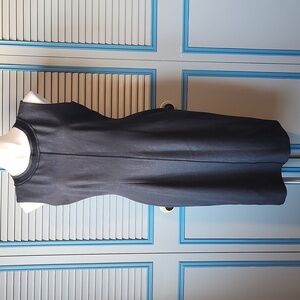 Adrienne Vittadini Charcoal Gray Sleeveless Dress